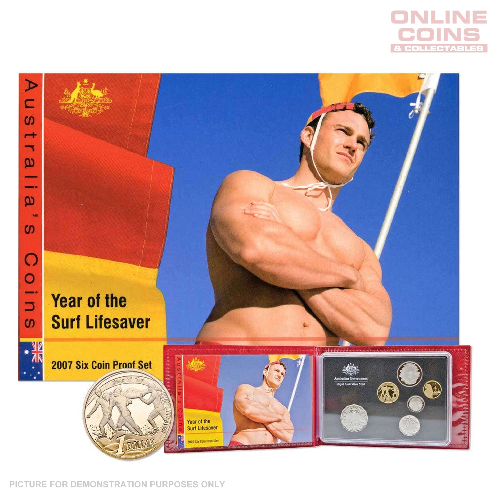 2007 Royal Australian Mint Six Coin PROOF Year Set